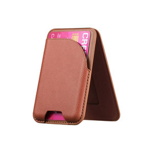 Tarjetero Multifuncional de Cuero PU, Cartera Magnética Delgada y Portátil con Clip de Cierre y Soporte para Teléfono para iPhone - Product Image 3