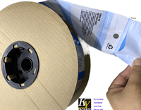 Plastique blanc à flottement personnalisé pré-ouvert 3x6.25 pouces LDPE Autobags est allé sac