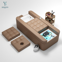 Prix d'usine Fauteuil-lit de spa pour salon, avec dossier réglable, pour lavage de cheveux, soins capillaires, massage des pieds thaïlandais, pédicure et shampoing