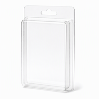 Boîte d'emballage en blister en PVC PET transparent sur mesure pour la vente au détail de petits appareils électroniques, boîte blister pliée, fabricant sur mesure