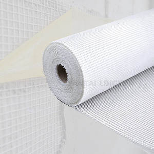 Maille en fibre de verre LINGYUN, spécification standard, 160 g/m², 5*5 mm, 4*4 mm, pour renforcement mural <span class=keywords><strong>extérieur</strong></span>, rouleaux de tissu en fibre de verre - Product Image 1