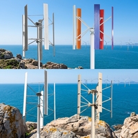 Éolienne verticale spirale de 100 kW, générateur éolien, diamètre du rotor de 9,5 m, démarrage à 3 m/s, sortie 220 V/380 V/400 V, usage domestique