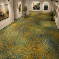 Gewerbliche Teppichfliesen 10mm Dicke Nylon Akustische Isolierung für Kunstgalerie und Lounge-Bar Modulares Bodenbelagsprojekt