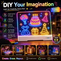 Tableau de Dessin LED Lumineux Populaire 2026 pour Enfants – Fabrication Directe, Tableau Acrylique Effaçable à Sec Personnalisé pour Gribouillage