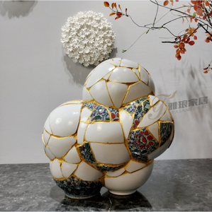 New Design Pottery Antique Hotel Decoration Handmade <b>Retro</b> Ceramic Vase for Home Decor Creative Ceramic Vases - Product Image 1