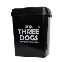 Large Sized Pet Food Storage Container with Lid, Foldable Snaps Closed –  LZC Pet Solutions