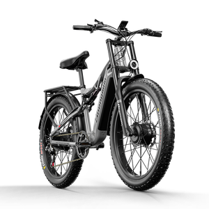 Bicicleta Eléctrica para Adultos con Motor Central de 48V 2000W, Batería de Litio, Neumáticos Anchos de Aluminio para Nieve - Product Image 1