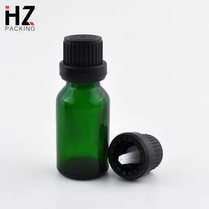 Bouteilles compte-gouttes en verre rondes de 15 ml et 20 ml pour huiles essentielles, avec couvercle inviolable, échantillon gratuit, personnalisables, vente chaude - Product Image 4