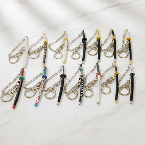 15 Diseños <span class=keywords><strong>de</strong></span> Llaveros <span class=keywords><strong>de</strong></span> Anime Japonés, Modelo <span class=keywords><strong>de</strong></span> Arma <span class=keywords><strong>de</strong></span> <span class=keywords><strong>Shinobu</strong></span> Fushiguro con Cadena Antipérdida, Llavero <span class=keywords><strong>de</strong></span> Metal con Espada Samurai, Accesorios - Product Image 2