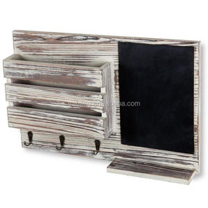 2026 <span class=keywords><strong>organisateur</strong></span> d'entrée en bois incendié avec tableau noir montage <span class=keywords><strong>mural</strong></span> entrée <span class=keywords><strong>courrier</strong></span> enveloppe <span class=keywords><strong>organisateur</strong></span> porte-clés crochets - Product Image 2