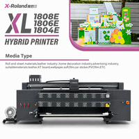 Imprimante numérique hybride éco-solvant grand format X-Roland pour impression jet d'encre sur rouleaux et supports plats, idéale pour le vinyle, le papier peint et la publicité