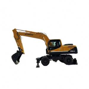 Vente Flash : Excavatrice sur pneus Hyundai 210W-9, pelle Hyundai à vendre - Product Image 1