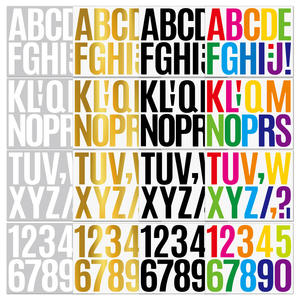 Autocollants <span class=keywords><strong>lettres</strong></span> et chiffres autocollants de 3 pouces, grande taille, <span class=keywords><strong>lettres</strong></span> anglaises, vinyle imperméable, pour boîte <span class=keywords><strong>aux</strong></span> <span class=keywords><strong>lettres</strong></span> - Product Image 5
