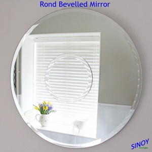 Large Round Beveled Polished Frameless Glass <b>Mirror</b> Hair Salon Wall <b>Mirrors</b> Full Wall <b>Mirror</b> - Product Image 5