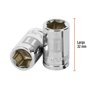 BOX 6 Douille 11 mm, 6 points, entraînement 3/8 po, TRUPER - Product Image 3