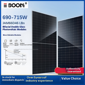 แผงโซลาร์เซลล์แบบโมโนคริสตัลไลน์ซิลิคอนสองหน้า EBOOM LX710W กำลังไฟ 600W/660W/700W ประสิทธิภาพ 27.3% โครงอะลูมิเนียมอัลลอยด์เคลือบผิวอะโนไดซ์ มาตรฐาน IP67 - Product Image 4