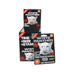 Nuova Confezione di Carta <span class=keywords><strong>Bianca</strong></span> per Pillole Sexy e Scatola Rhino per Uomini, Packaging per Integratori Maschili - Product Image 4
