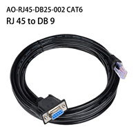Cable de consola RJ45 a RS232 LFHUKEJI DB9 de 9 pines, puerto serie hembra, RJ45 hembra, CAT6 Ethernet LAN, con blindaje trenzado y revestimiento de PVC/Nylon