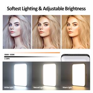 Anillo de Luz LED para Selfies X625, con Ajuste de Brillo, Temperatura de Color 3000K-6500K, Diseño Blanco/Negro para Teléfonos Móviles - Product Image 3