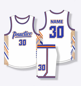 زي كرة سلة عالي الجودة مخصص حسب الطلب، قمصان فريق كرة السلة الخاصة بك، طقم زي كرة سلة فارغ مع شعار مخصص - Product Image 2