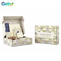 Caja de Regalo de Cartón Corrugado Impresa Personalizada Premium con Logotipo para Set Creativo, Venta al Por Mayor Directa de Fábrica