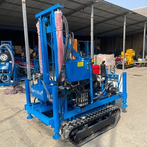 Impianto di Perforazione Idraulico Cingolato Completamente Automatico per Pozzi d'Acqua, Trivella, Attrezzatura per Pozzi Domestici, Profondità 150/200 Metri - Product Image 2