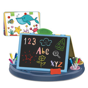 Детская стираемая пластмассовая магнитная доска для рисования граффити - Product Image 3