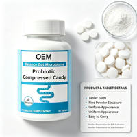 Bonbons Probiotiques Prêts à Expédier Prix Usine Vente en Gros Faible MOQ Complément Santé Intestinale 10 Souches 30 Comprimés