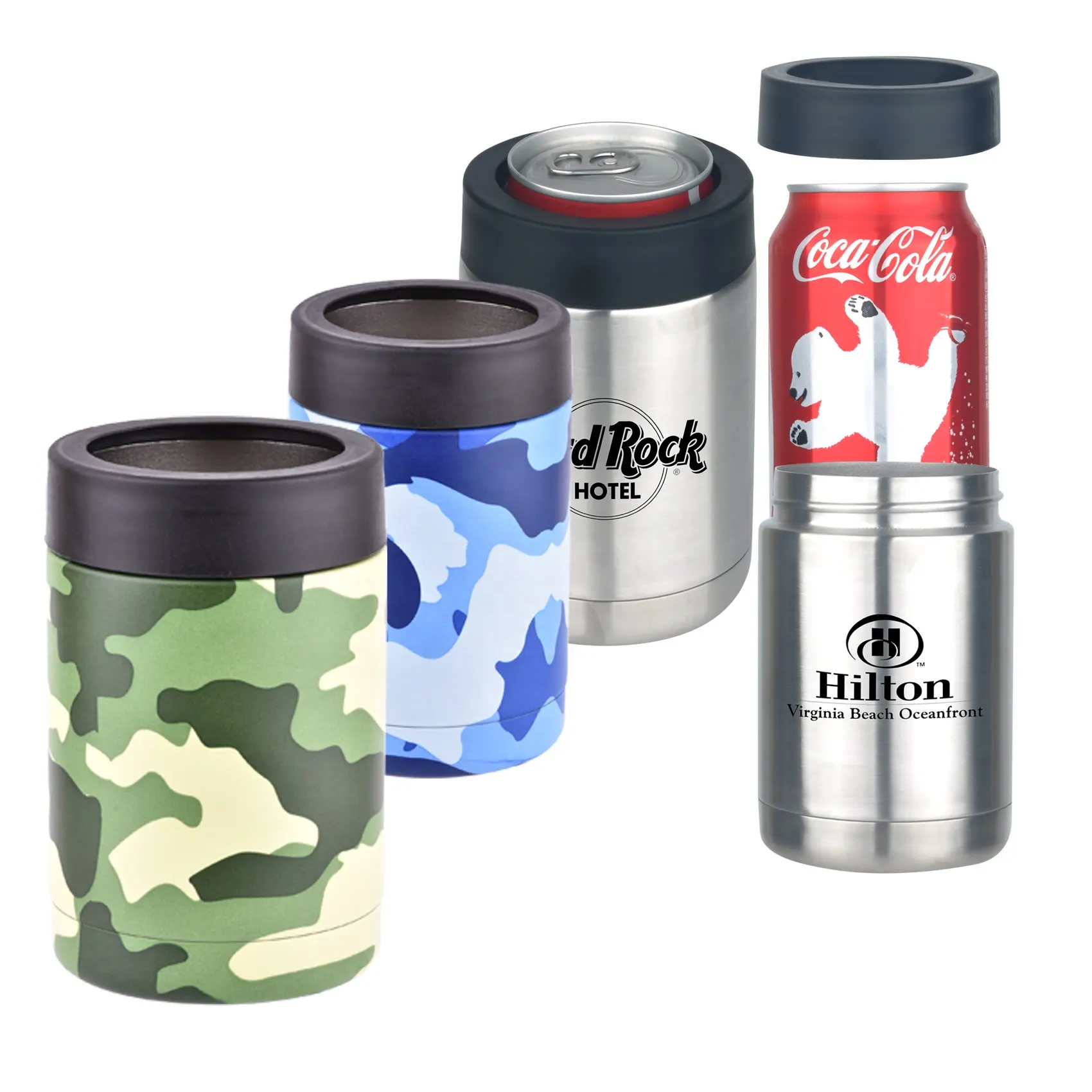 12 oz Insulated Thermo Beer Mug Can Beer Cup Cooler Beverage Holder Durable Stainless Steel Double Wall Vacuum Holder