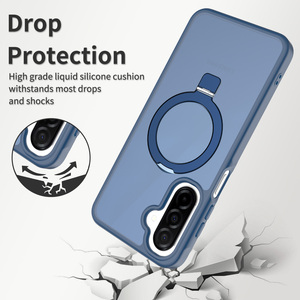 Étui de protection antichoc pour téléphone portable Samsung Galaxy A17 A16 A26 avec support magnétique et chargement sans fil, en PC rigide et TPU souple - Product Image 2