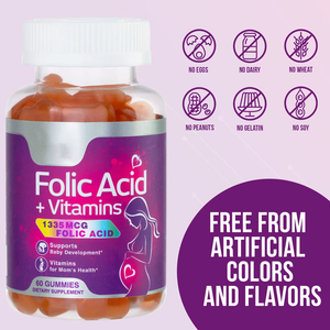 Complément alimentaire <span class=keywords><strong>en</strong></span> gommes OEM, <span class=keywords><strong>fer</strong></span>, acide folique, <span class=keywords><strong>vitamine</strong></span> B9, multivitamines, qualité supérieure pour femmes enceintes, entrepôt USA/UE - Product Image 3