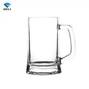 Large Mug Fair Price DELI 650ml 22oz Glassware Large Stock Custom Beer Mugs With Handle