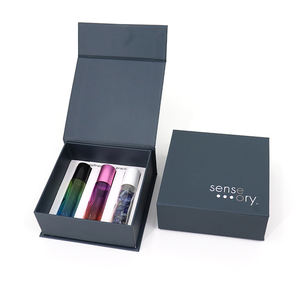 Boîte d'emballage en papier magnétique rigide de luxe personnalisée avec rouleau, flacon d'huile essentielle, fermeture magnétique, boîte cadeau en carton avec insert - Product Image 4