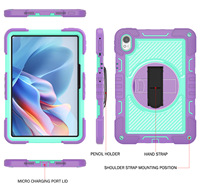 Béquille Silicone PC Hybride Housse Bandoulière Coque pour Huawei Matepad 11.5 S 2024