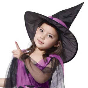Fashion Groovy penyihir gadis kostum Halloween gaun ramah lingkungan poliester spandeks grosir Anak perempuan penyihir kostum film TV - Product Image 3