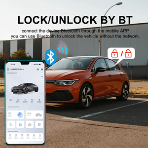 Phổ ứng dụng di động điều khiển xe pke Keyless nhập Push bắt đầu từ xa động cơ bắt đầu với Bluetooth GPS/GSM theo dõi vị trí xe - Product Image 4
