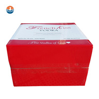 Pour Alibaba vérifié la boîte en carton ondulé recyclable de taille personnalisée du fournisseur pour l'expédition papier carton gaufrage affichage Sush