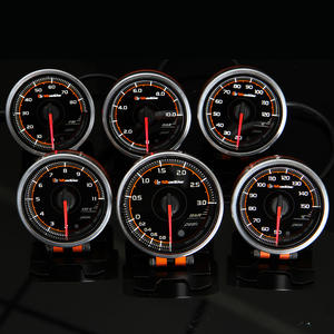 Calibrador de carreras para coche, medidor de refuerzo electrónico de cara transparente, 2 pulgadas, 52mm, 3 Bar - Product Image 6