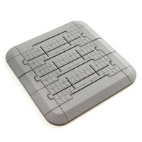 Dalles de protection en PP emboîtables et roulables pour événements temporaires, couverture de sol pour concerts en plein air et terrains de sport TC-02