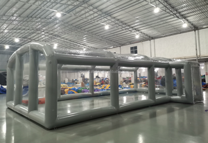 Tienda de cúpula transparente de PVC grande personalizada, tienda de piscina inflable portátil hermética, cubierta de piscina inflable transparente, casa de burbujas - Product Image 4
