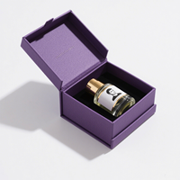 Boîte de parfum 50ml Emballage en carton de qualité supérieure Design à couvercle rabattable Boîte-cadeau vide à retirer pour échantillons de parfum
