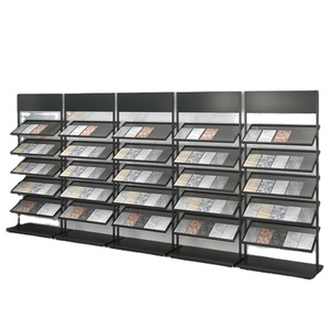 Custom Tiles Display Stand Rack Showroom Sample Marble Granite Pull Push Tiles Display Rack