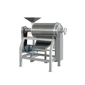 Single Stage Apple Guava Pear Fruit Beating Pulping Deseeding Machine