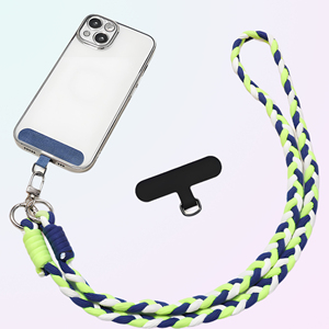 Correa de teléfono móvil universal personalizada, correa de nailon cruzada, correa de teléfono móvil para colgar, cuerda colgante con logotipo personalizado - Product Image 3