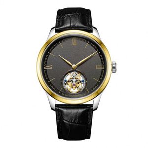 Reloj Mecánico Automático de Lujo Dorado al por Mayor, Relojes de Pulsera para Hombre, Reloj de Negocios, Resistente al Agua - Product Image 4