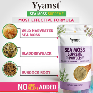Poudre d'algues marines de haute qualité à marque privée avec fucus et racine de bardane, complément alimentaire sauvage récolté - Product Image 2