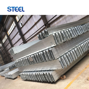 Fábrica Fabricante Zinc Steel Thrie Beam Guard Rail <span class=keywords><strong>Guardrail</strong></span> para Proteção Rodoviária Confiável em Rodovias - Product Image 5