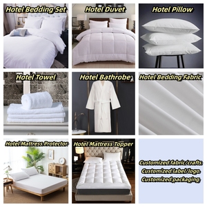 Ensemble de drap-housse de lit moderne 100% coton blanc 300TC hôtel lin solide 1cm/3cm literie tissée respirant toutes saisons - Product Image 6