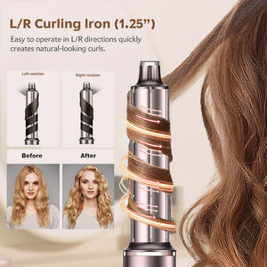 Sèche-cheveux professionnel multi-styleur 8 en 1, vente en gros, 1400W, <span class=keywords><strong>brosse</strong></span> sèche-cheveux, peigne, sèche-cheveux à air chaud en une seule étape - Product Image 5