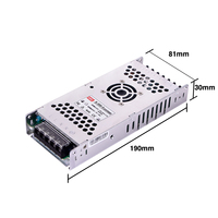 Ventilateur flexible Mwel S-300-5 300W 5V 60A pour rack de serveur PDU avec écran LED d'affichage de l'alimentation